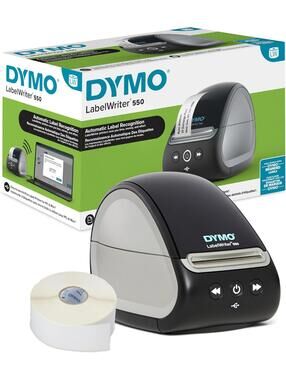 Dymo LabelWriter 550 Direct Thermal Printer Monochrome Label Print USB USB Host